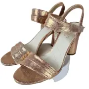 NEW IN BOX- Franco Sarto- Metallic Pink Osmina Slingback Heels, Size 9