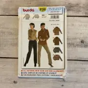 Burda 8150 Sewing Pattern Tunic Or Crop Knit Pullover Top Sz 8-20 UNCUT