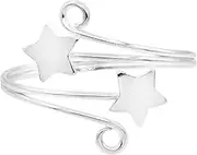 [AeraVida] Shooting Stars Wrap Swirl Wire .925 Sterling Silver FSz Ring-Toe Jewellery Ring, Metal