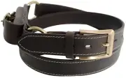 Double Ring with Pouch Leather Hobble Belt Chestnut NEW - All Sizes