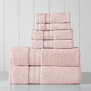 Amrapur Overseas 6-Piece SpunLoft™ Towel Set Blush