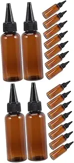 20 Pcs Refillable Hair Oil Applicator Bottles with Pointed Tip for Hair Dye Styling and Precise Application Versatile Plastic Dispenser