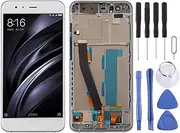 LYX LCD Screen and Digitizer Full Assembly with Frame for Xiaomi Mi 6(Black)+Highly Recommended (Color : White)