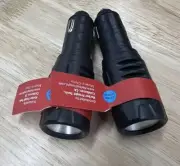 2 PACK Mini Super Bright Flashlight Car cigarette Lighter Rechargeable 12V NEW