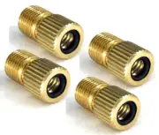 4x Bicycle Presta to Schrader Valve Adaptor