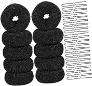 LOORGVEL 1 Set Compact Hair Bun Maker Donut Buns Shaped Clips for Women Easy to Use Hair Accessories for Various Hairstyles Durable