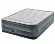22" Queen Comfort Plush High Rise DuraBeam DELUXE Air Bed w/ Built In Pump Intex