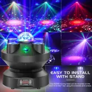 120W Party Disco Laser Light RGBW Gobo Halloween Strobe Effect DJ Party Lights