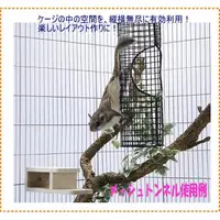 在飛比找蝦皮購物優惠-日本Sanko 蜜袋鼯 松鼠 攀爬架籠內隧道玩道(鐵)