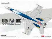 Academy 1/72 USN F/A-18C "VFA-192 Golden Dragons" Plastic Model Kit [12564]