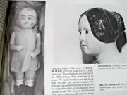 8p German Papier Mache Doll History Article / Hillier