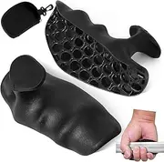 Anti-Slip Workout Grips - Ergonomic Rubber Hand Protector Gloves for Weight Lifting, Pull-Ups, Dumbbell, Gym Training and Exercise, Weight Lifting Gloves for Men Women No Sweaty