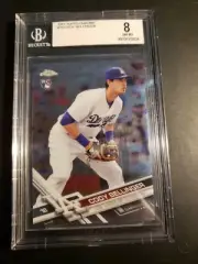 2017 Topps Chrome Cody Bellinger Rookie Card. Graded bgs 8