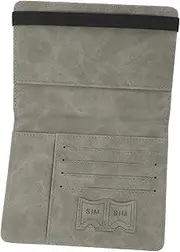 [Holibanna] Card Protector PU Passport Holder with Design Durable Immunization Certificate Cover for Travel Id and Record Cards