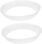 HOLIDYOYO 2pcs Cotton Candy Maker Cover Edge Guard Accessory for Leaking Design Convenient Sugar Dispenser Compatible with Mini Cotton Candy Machines