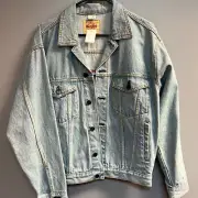 Vintage 1971 Hard Rock Cafe Jean Jacket Long Sleeve Adult Small