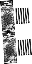 2sets Charcoal Sketch Supplies Artists Charcoal Sticks for Beginners and Professionals 6pcs*2