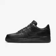 Nike Air Force 1 '07 Low Triple Black Shoes CW2288-001 Size 7.5 #