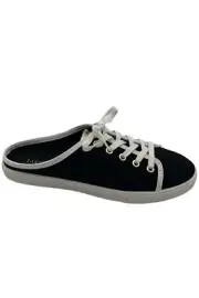 Jack Rogers Canvas Sneaker Mules Ava Black
