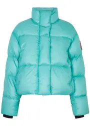 Canada Goose Cypress Quilted Cropped Shell Jacket - Blue - XS (UK6 / XS) XS (UK6 / XS)