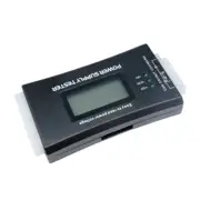 Power Supply Tester 20 24 Pin Sata LCD PSU HD ATX BTX Voltage Test Source