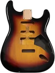 3 Colour Sunburst HSS Stratocaster Style Guitar Body