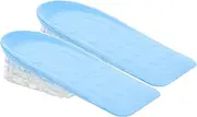 Mobestech 2pcs Men's Height Increase Insoles Tpr Material Comfortable and Detachable Heel Lift Inserts