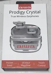 AIWA PRODIGY CRYSTAL TRUE WIRELESS EARPHONES 20hr PLAYTIME