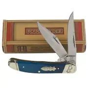 Rough Ryder Blue Smooth Bone Copperhead Pocket Knife RR2288