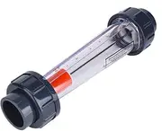 LZS-32 (D) ABS Plastic Tube Liquid Flowmeter 1-10m H Transparent Panel High Accuracy Monitoring Various Liquids