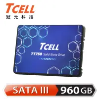 在飛比找momo購物網優惠-【TCELL 冠元】TT750_960GB SSD 2.5吋