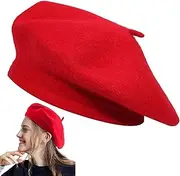 [BFYHVP] Beret Hat Women, Beret Women, Beret Hat, Beret Hats & Berets for Women, Barrett Hat Women, Beret, French Hat Women, Beret, Hat Women Red, Beret Hat Men, 1