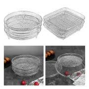 3 Pieces Air Fryer Rack Drying Rack Stacker Trays Food Dehydrator Rack Mesh