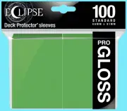 100 ULTRA ECLIPSE PRO GLOSS LIME GREEN DECK PROTECTORS Standard Card Sleeves ccg