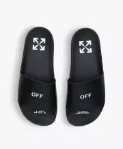 Off-white c/o Virgil Abloh logo rubber pool sliders