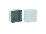 127-904, Altech, Junction Box:Wallmount; Polycarbonate; Gray; 4.33x4.33x3.54 in