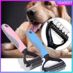 PET HAIR KNOT CUTTER COMB DOG CAT DEMATTING DESHEDDING TRIMM