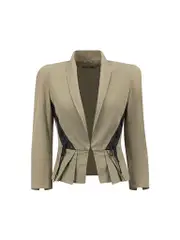 McQ Khaki Lace Up Detail Jacket