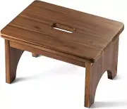 Wooden Step Stool, 9In One Step Stool for Adults, Wooden beside Step Platform wi