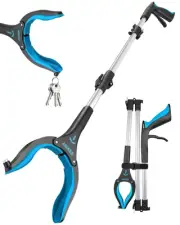 40 Inch Grabber Reacher Tool for Seniors, Foldable Reacher Grabbers Pickup St...
