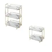 Charm Tiered Rack 2 Or 3 Levels Cosmetic Toiletries Bathroom Storage Shelf Shelves