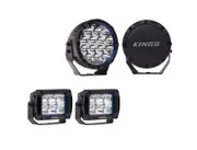 Kings 7" Lethal driving lights 12,596 lumens + 2x 4.4" Work light