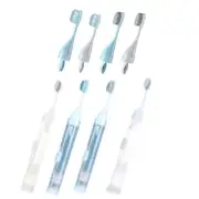 Travel Toothbrush for Women Men Can Hold Toothpaste Portable Folding Toothbrush