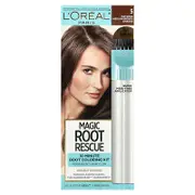 L'Oréal, Magic Root Rescue, 10 Minute Root Coloring Kit, 5 Medium Brown, 1 Application