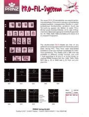 PRINZ Pro-Fil-System - 5 double sided stock pages (E53)