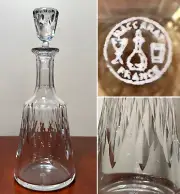 Vintage New/Unused $650 BACCARAT CRYSTAL D'assas Liquor/Wine Decanter France