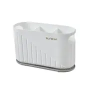 Catzon Kitchen Utensils Holder Multifunctional Draining Chopstick Cage-White
