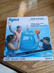 Aqua Splash N Hoop Basketball & Ball Inflatable Hoop & Basketball Included