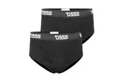 Duke Mens D555 Thompson Cotton Y Front Kingsize Briefs (Pack of 2) (Black) - UTDC463