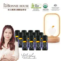 在飛比找momo購物網優惠-BonnieHouse有機真正薰衣草精油蘋安組